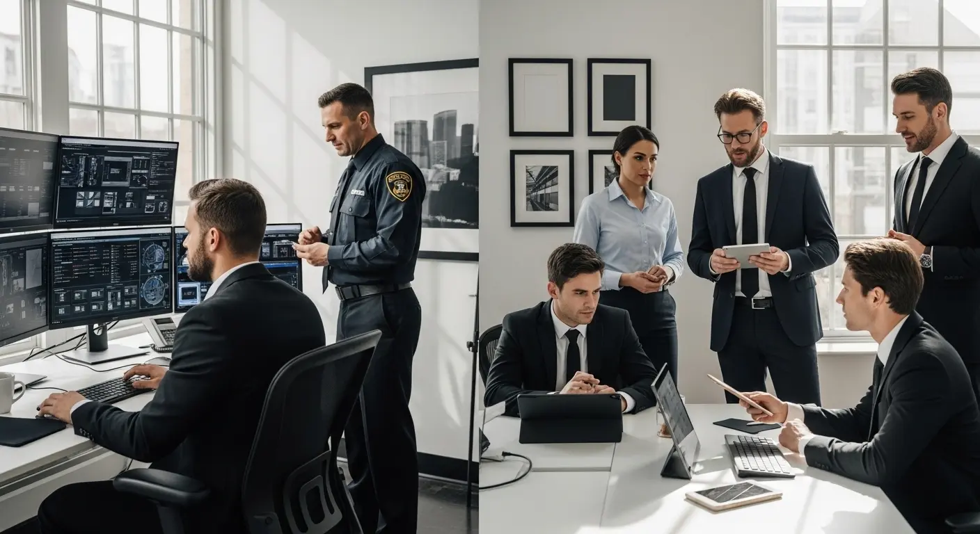 security careers, security professionals, teamwork