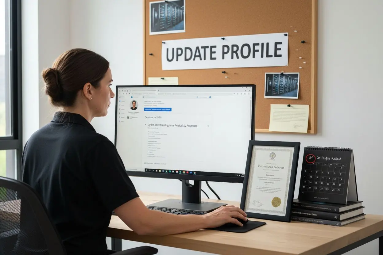 update security jobseeker profile