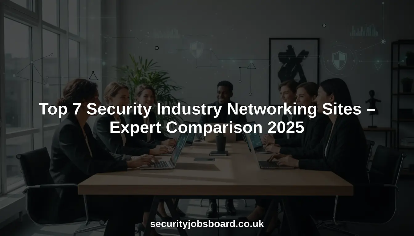 security industry networking sites hero header image