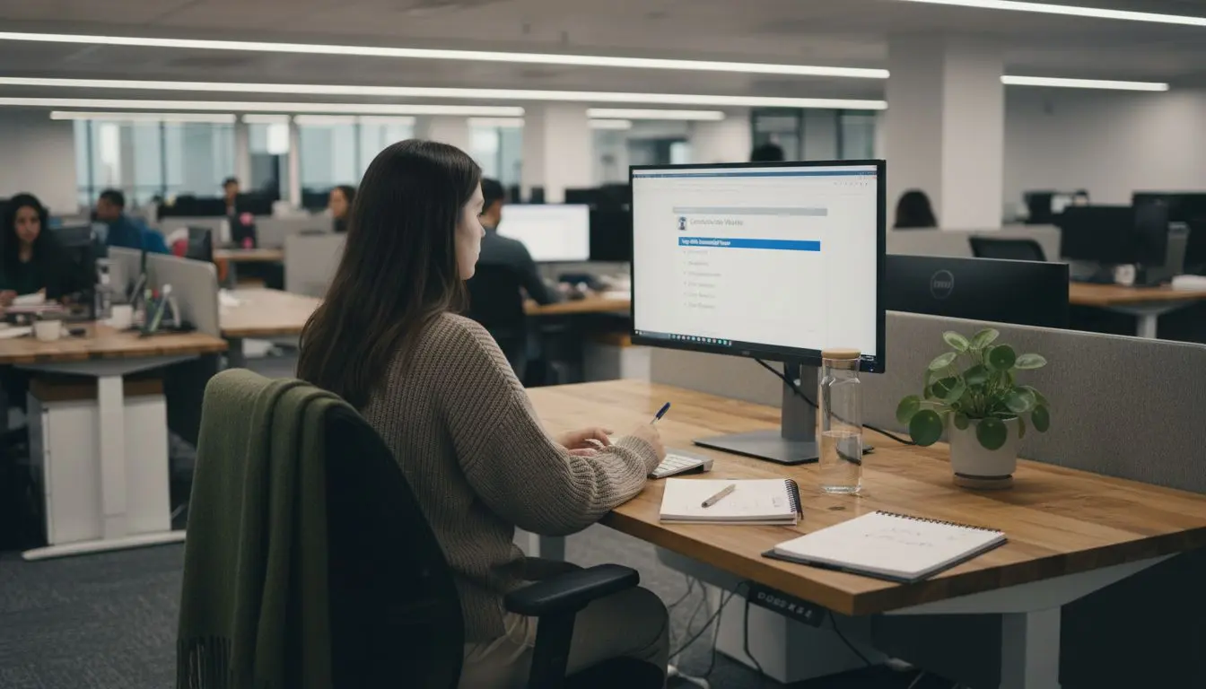 Recruiter reviewing skills extracted from CV