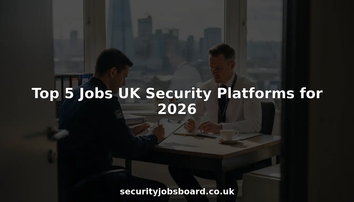 Security officer interviewed in London city office