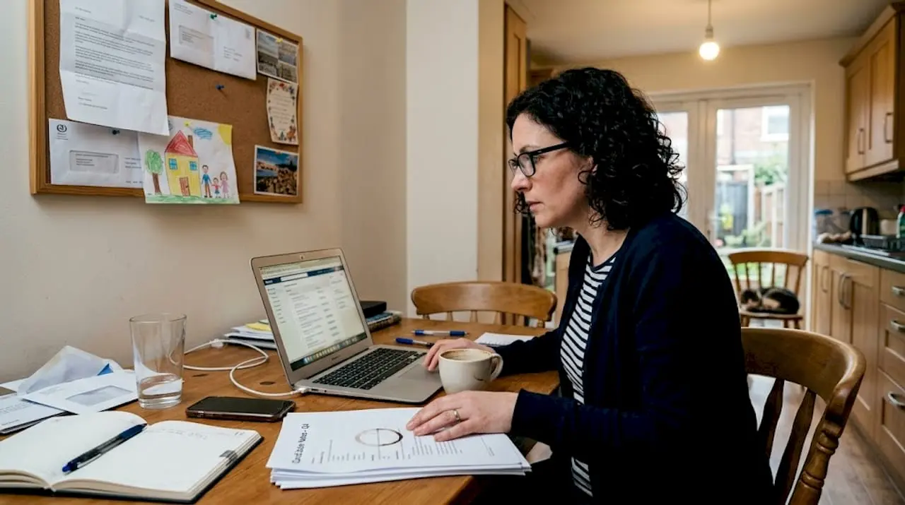 Home workspace for CV screening process