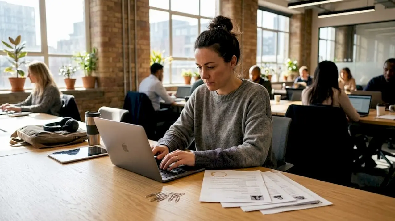 HR specialist sorting job board applications