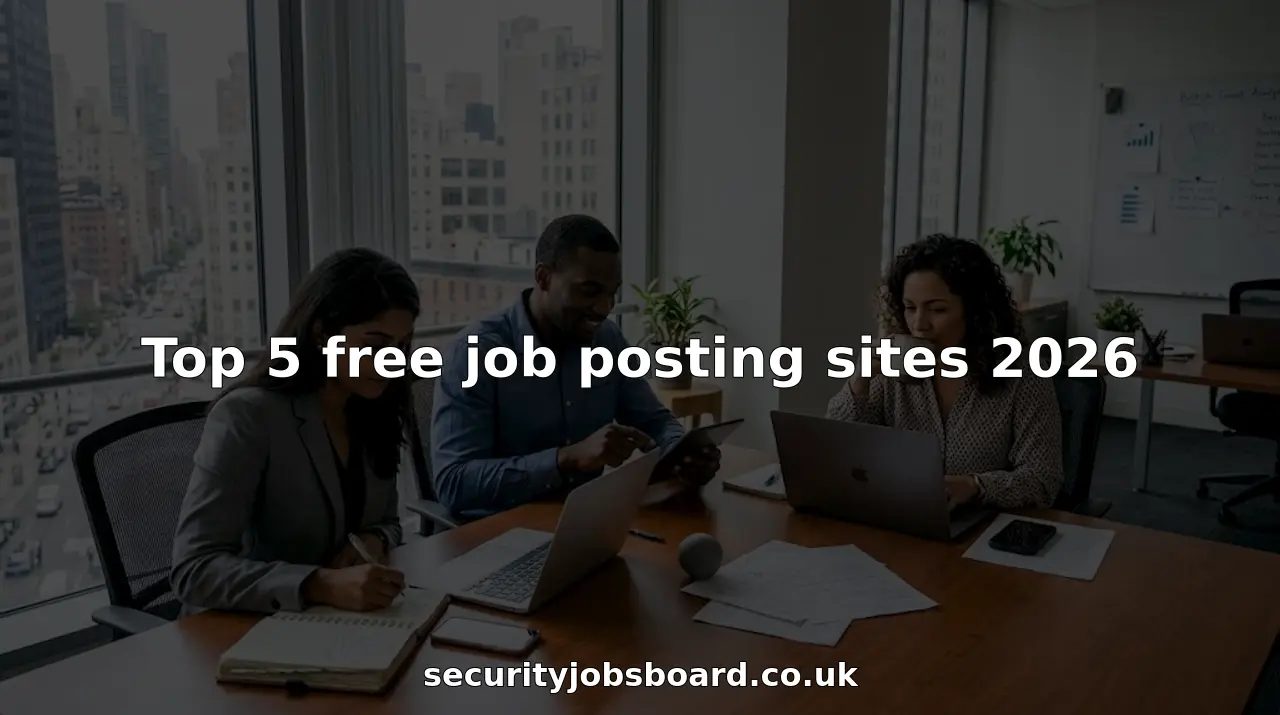 Group searching job sites in sunny office