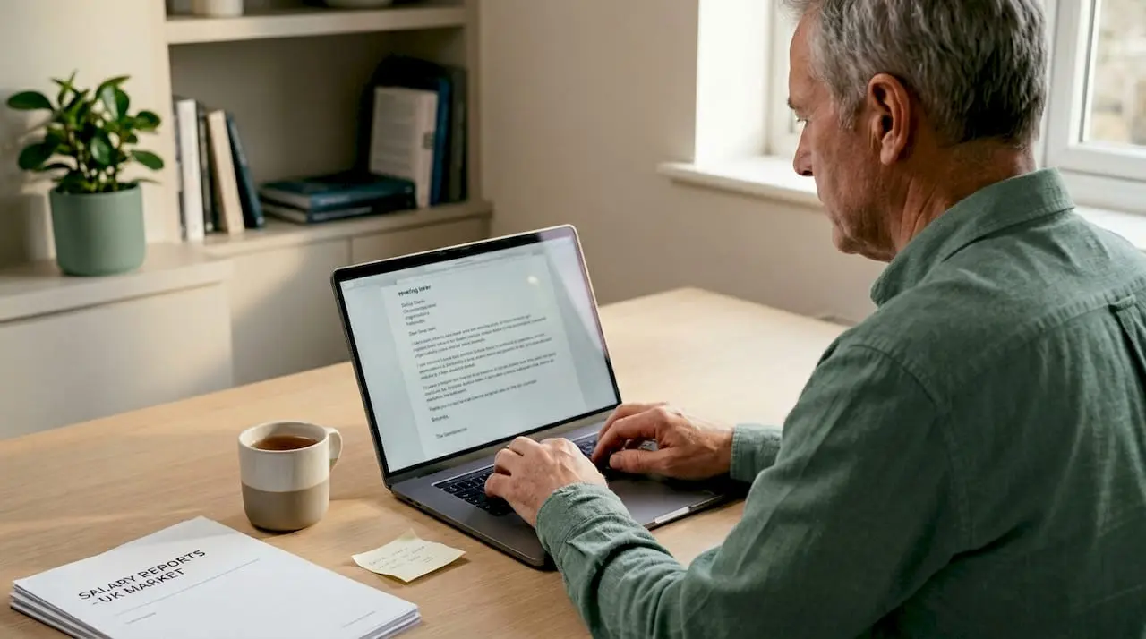 Cyber security professional applies to job ad
