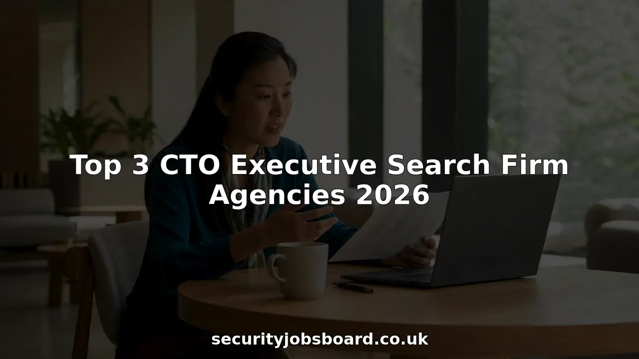 Woman at conference table reviewing executive search shortlist