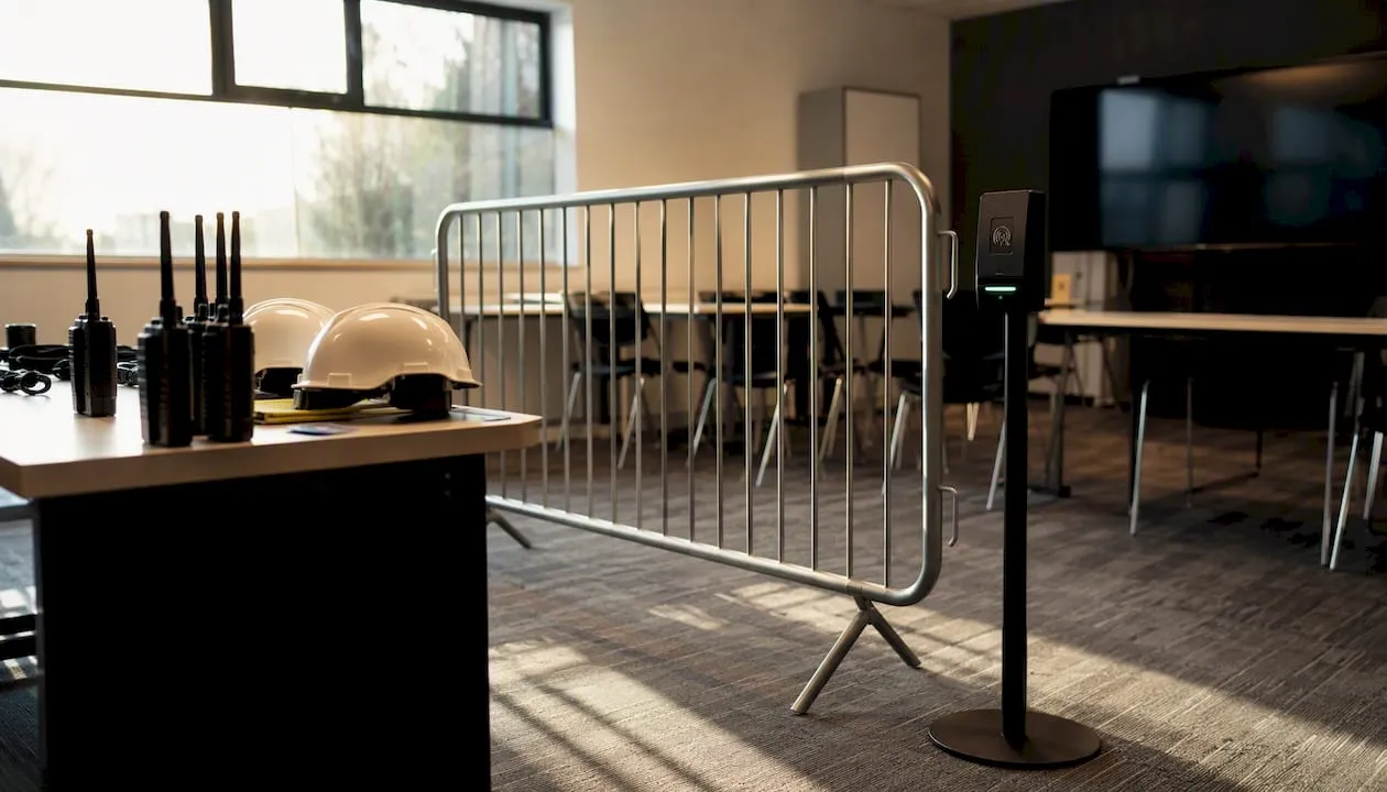 Hands-on security training setup for SIA licence