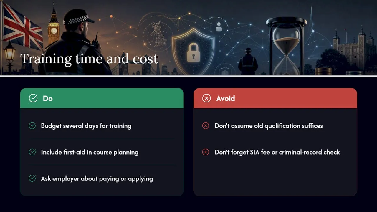 How long does it take and what does it cost? — overview diagram