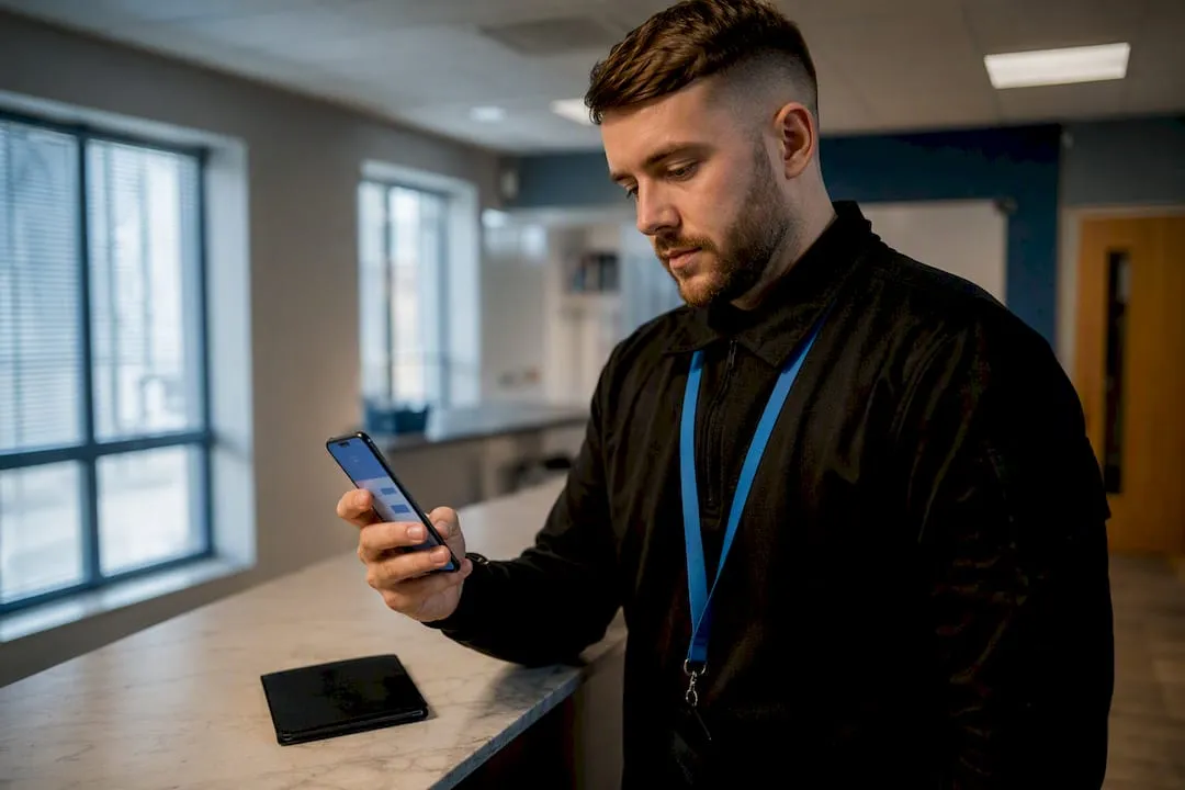 UK security applicant checking licence application