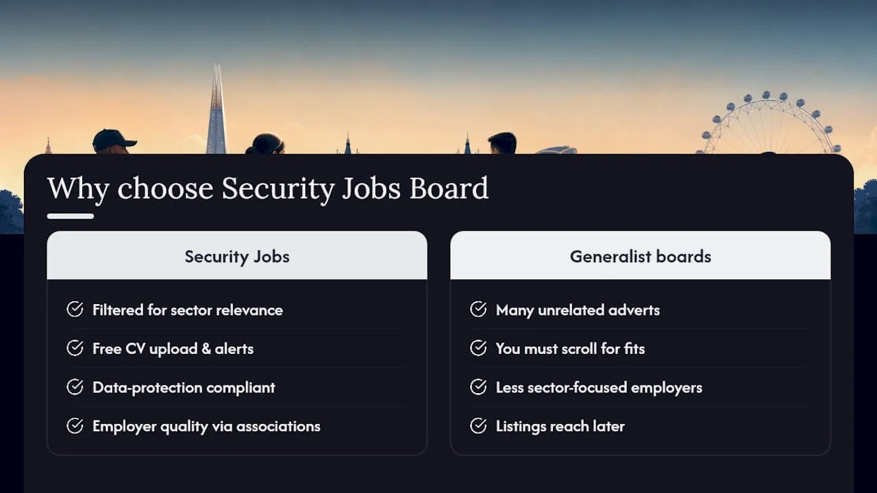 Try Security Jobs Board for a faster, more relevant search — overview diagram