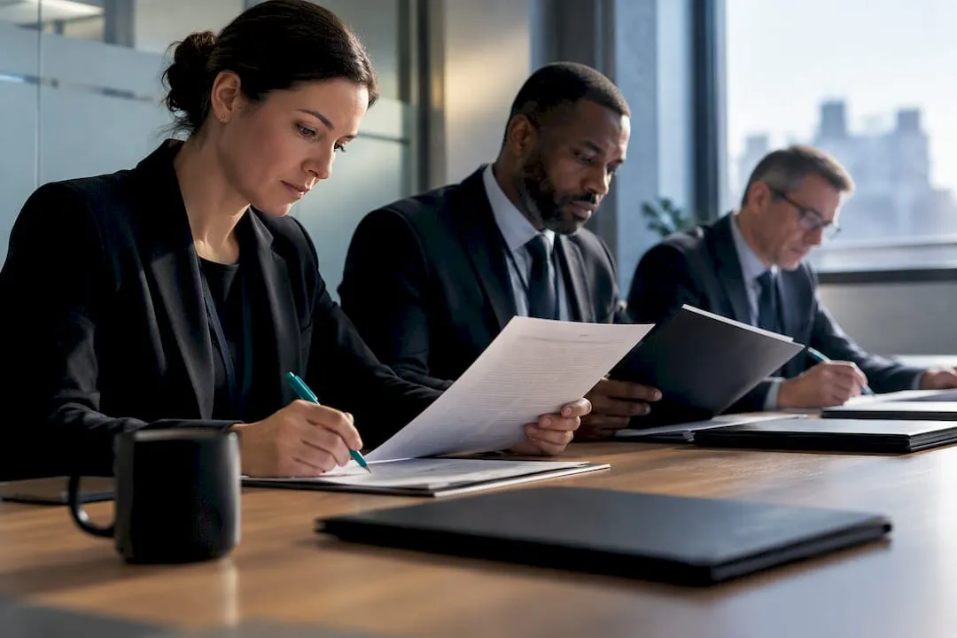 UK recruiters reviewing security applicant criteria