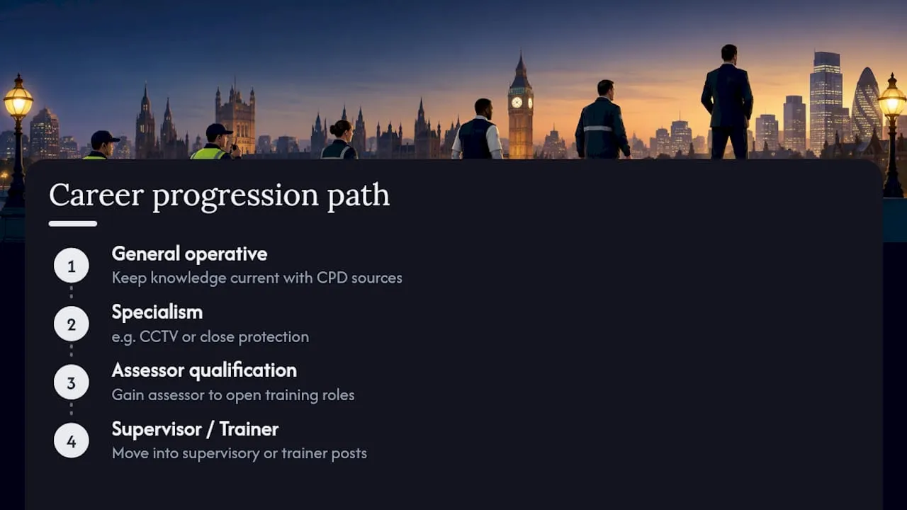 Keeping your skills current and moving up — overview diagram