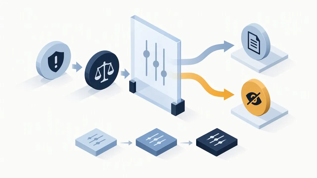 Illustration of DBS record filtering rules